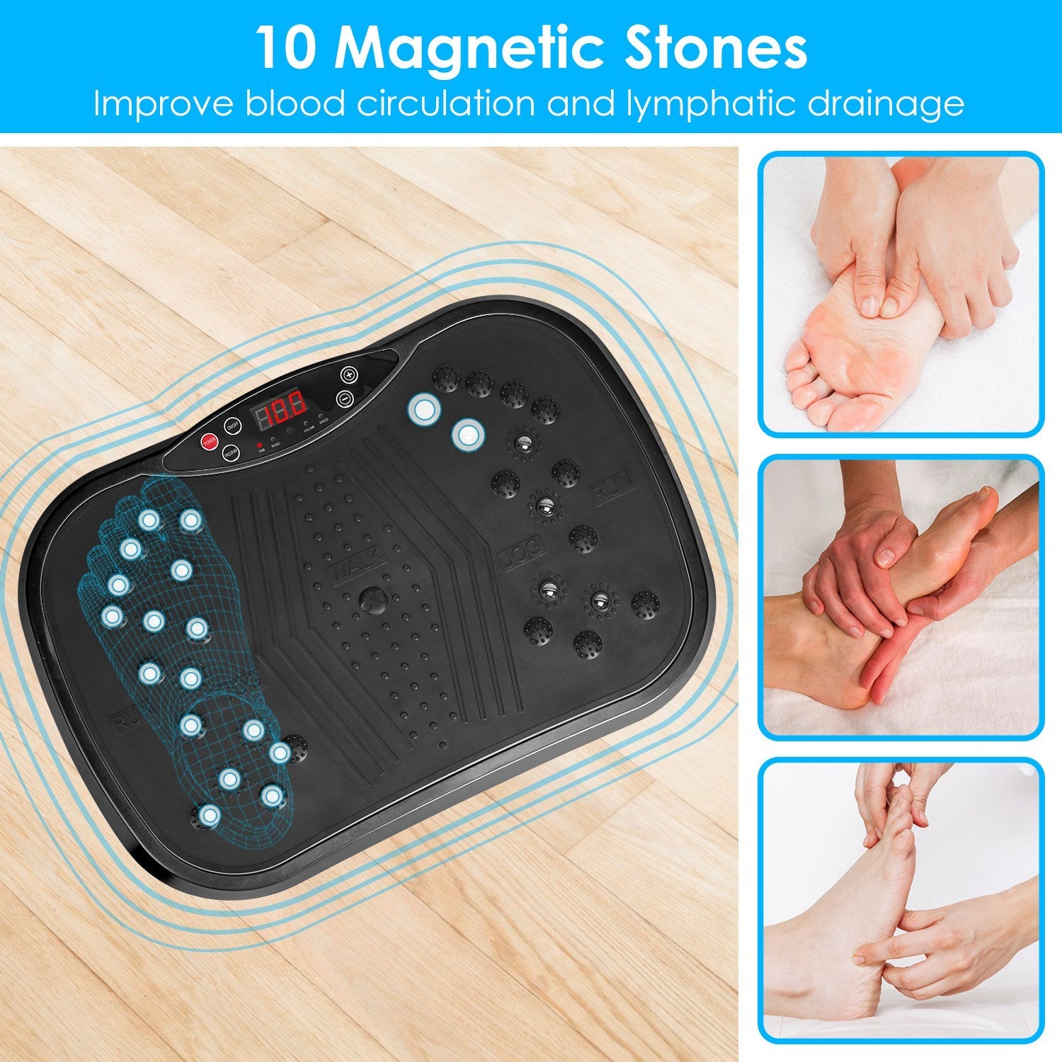 1Pc Vibration Exercise Machine Vibrating Plate