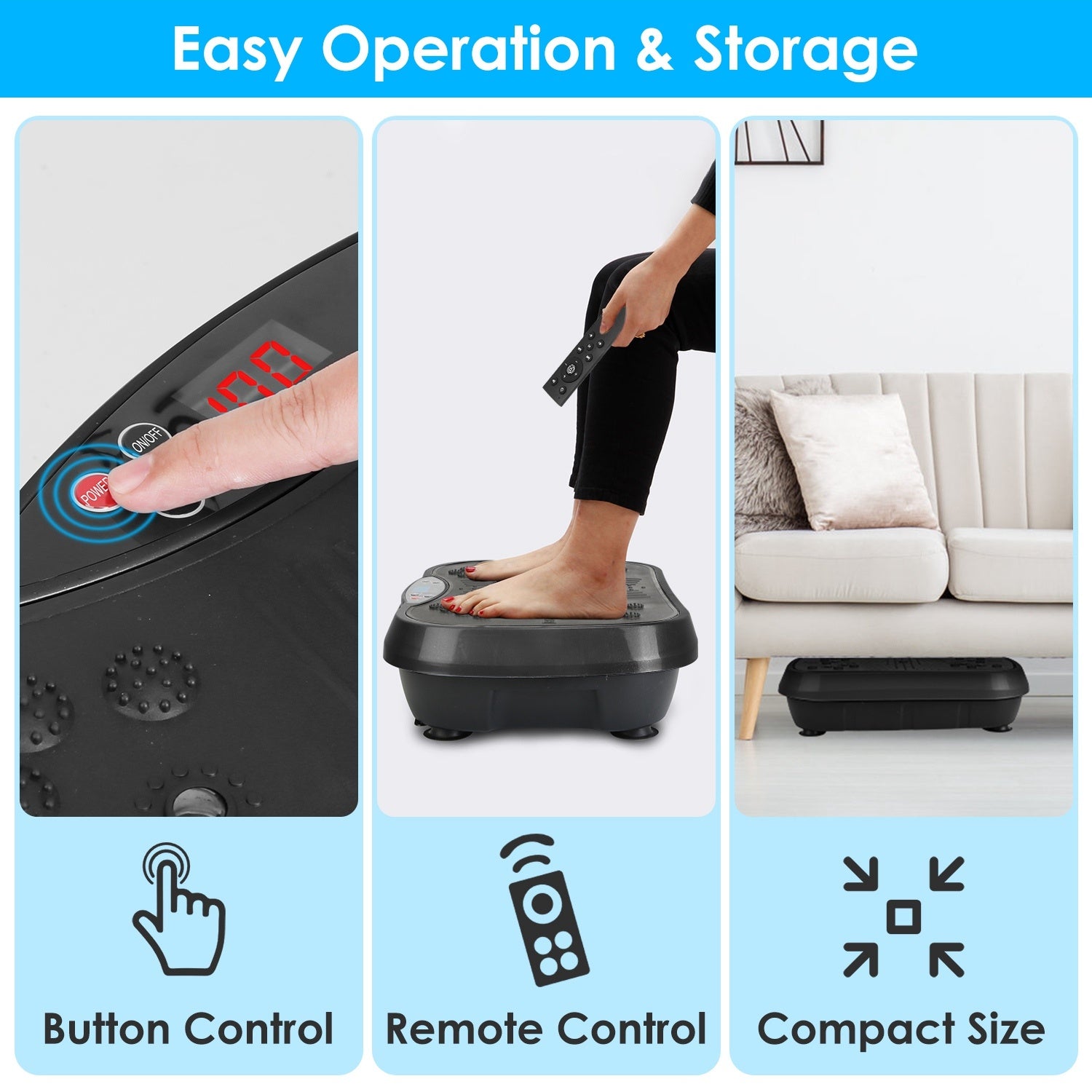 1Pc Vibration Exercise Machine Vibrating Plate