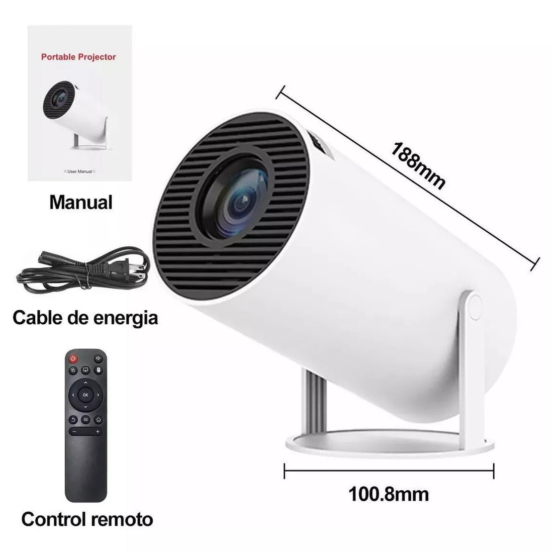 Nuvina Portable Smart Projector HD
