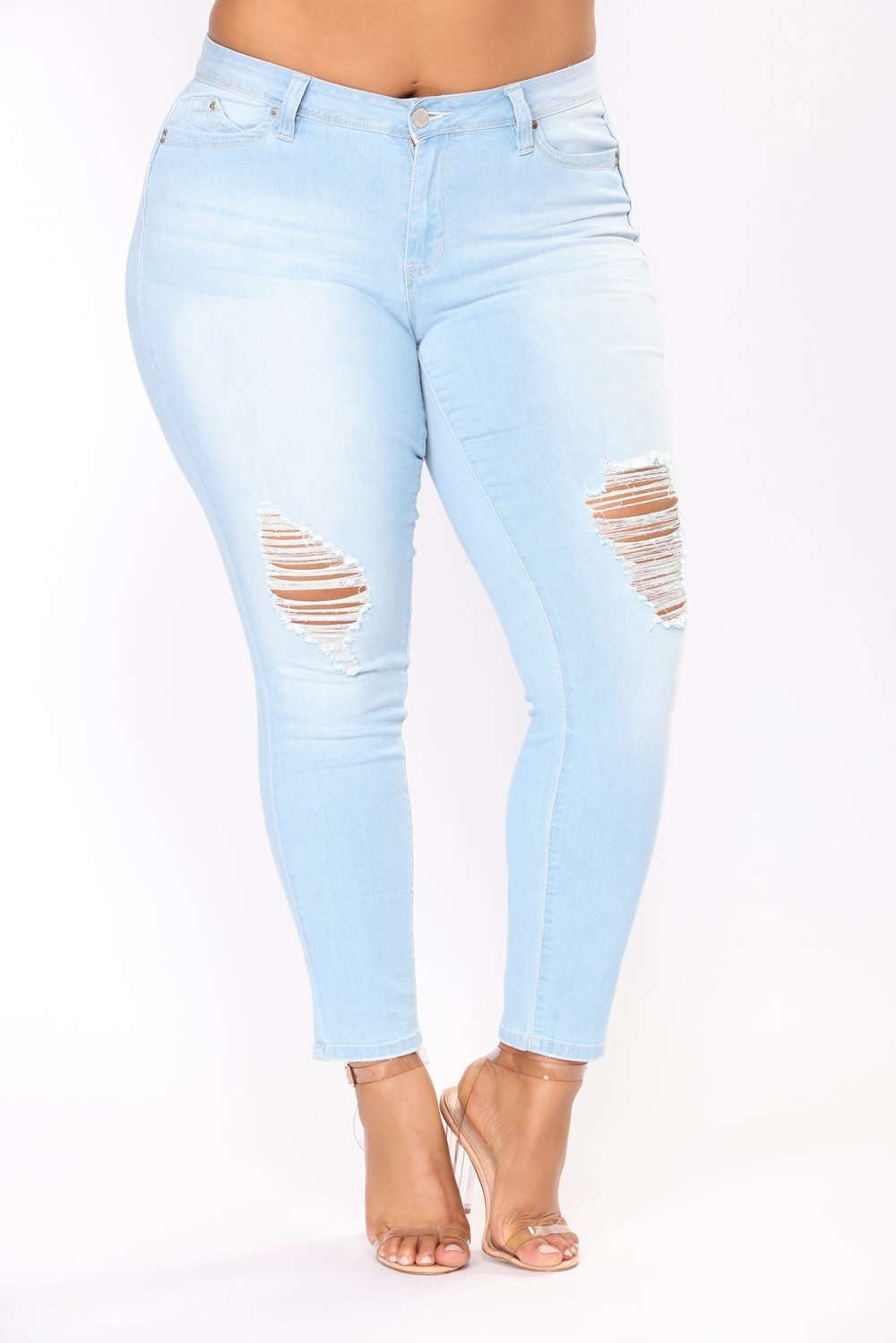 THE DIANA ELASTIC DENIM JEANS