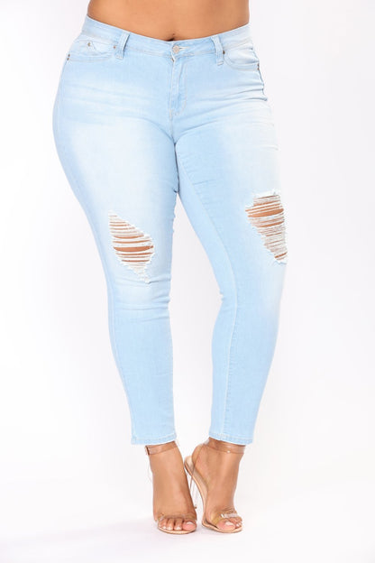 THE DIANA ELASTIC DENIM JEANS