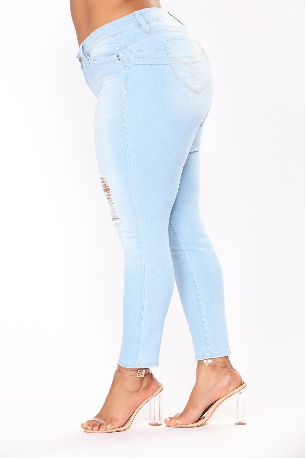 THE DIANA ELASTIC DENIM JEANS