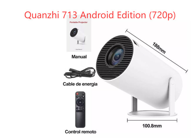 Nuvina Portable Smart Projector HD